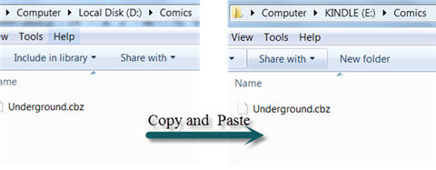 read comics on kindle fire-Copy and paste the comic